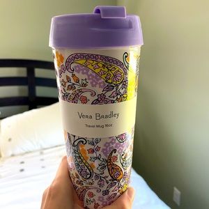 Vera Bradley 16 oz travel mug BRAND NEW NEVER BEEN USED